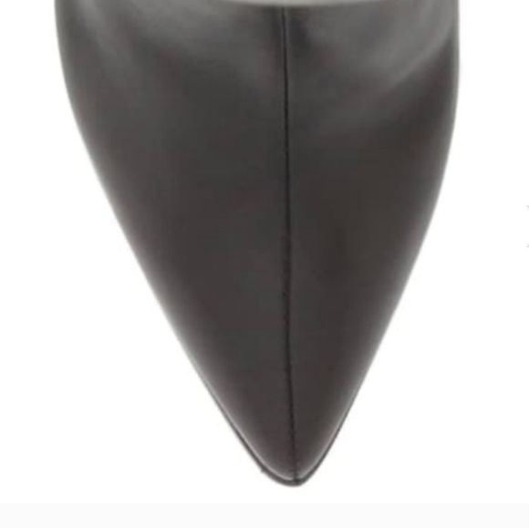 NWT Schutz Black Leather Over the Knee Anaisha Boots Size 5 $340 - Picture 4 of 8